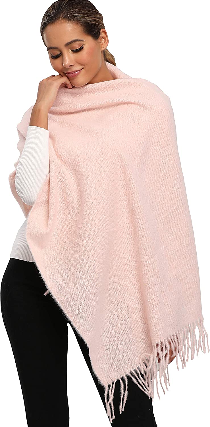 Women Men Winter Thick Cable Knit Wrap Chunky Warm Scarf