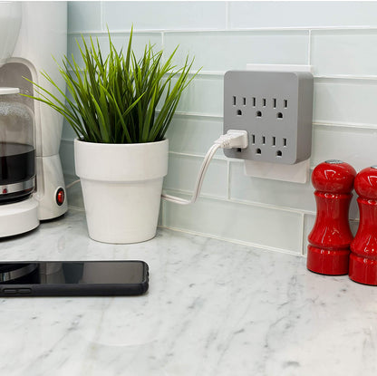 3 Prong GE Pro 6-Outlet Surge Protector