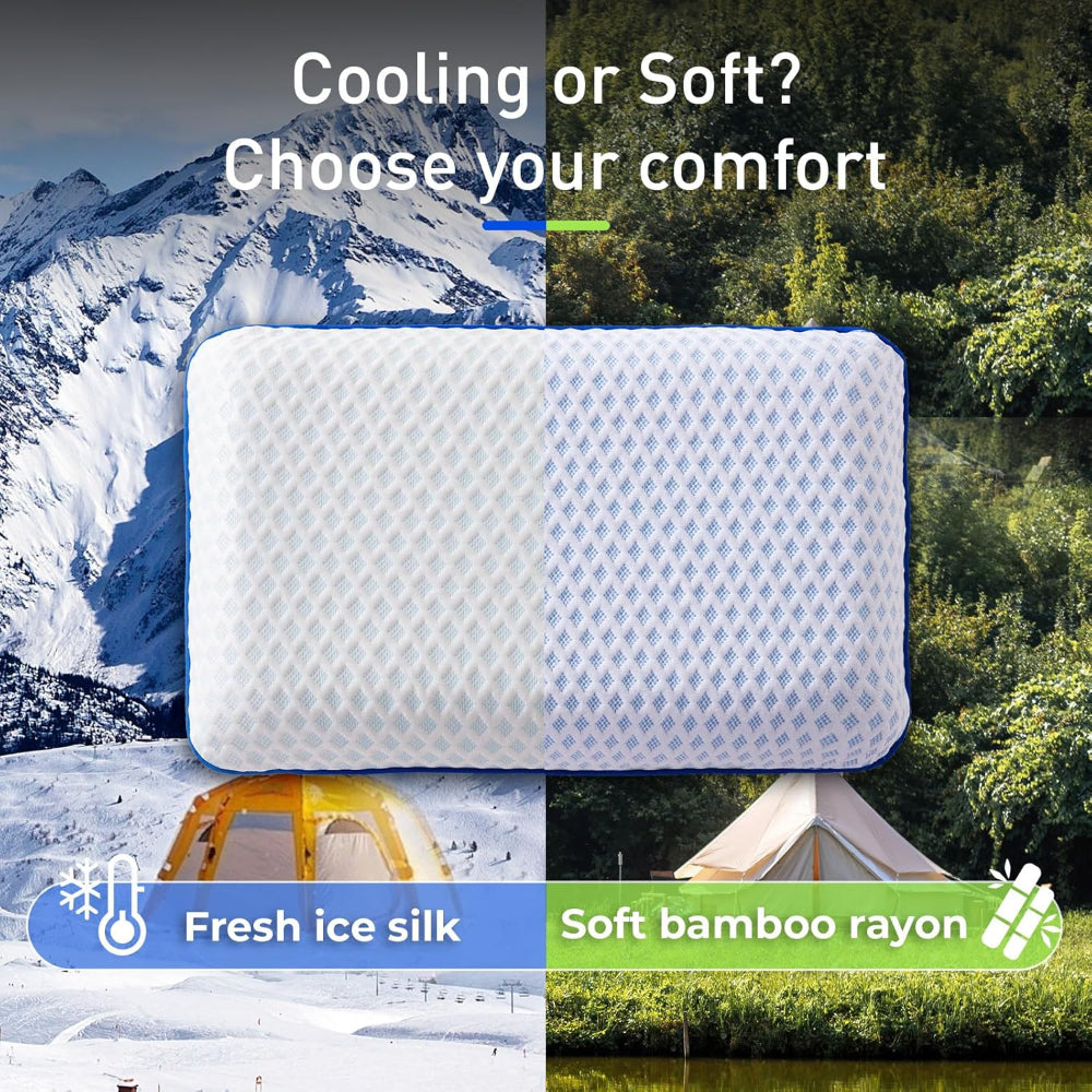 Memory Foam Travel Pillow – Contoured Medium-Firm Support for Sleeping – Lightweight & Compact Use for Airplanes, Camping, Car & Backpacking – Breathable, Washable Cover – Toddler & Kids Friendly