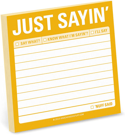 Funny Mental Note Sticky Notepad