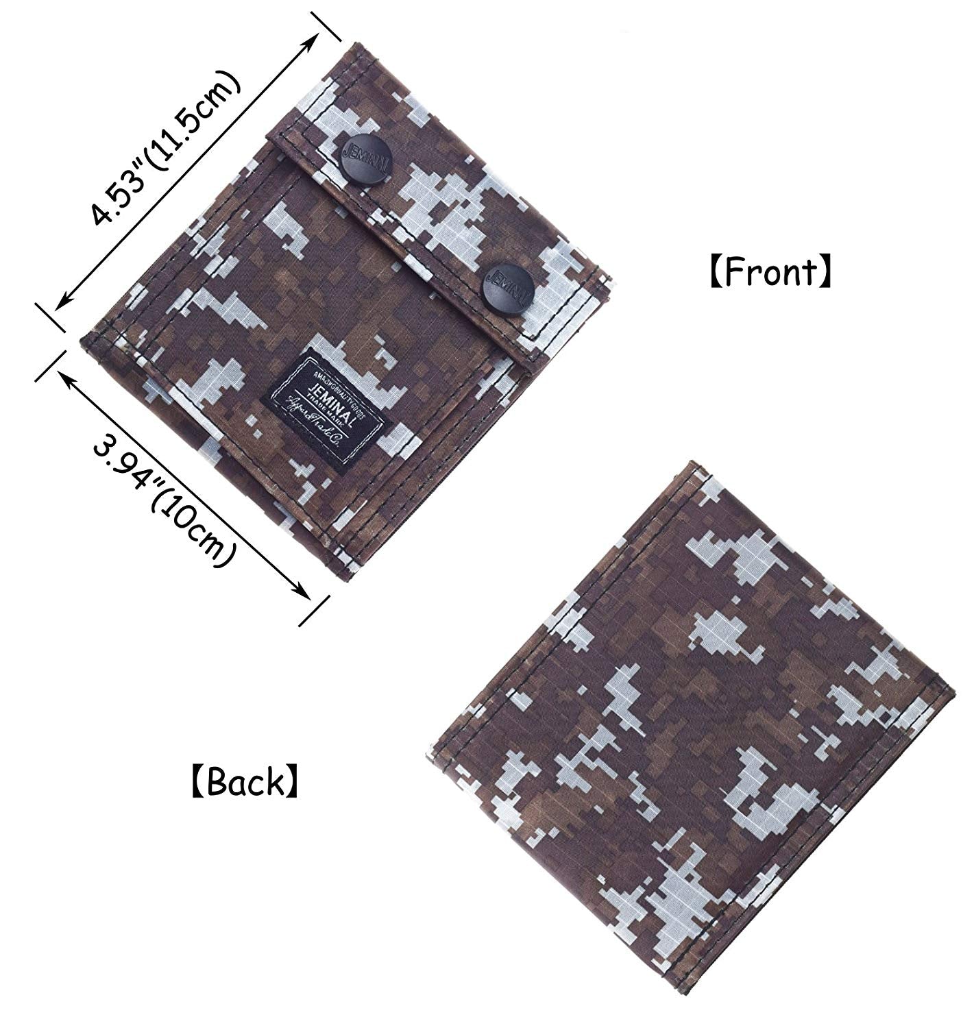 Men's Camo Printed Bifold Wallet