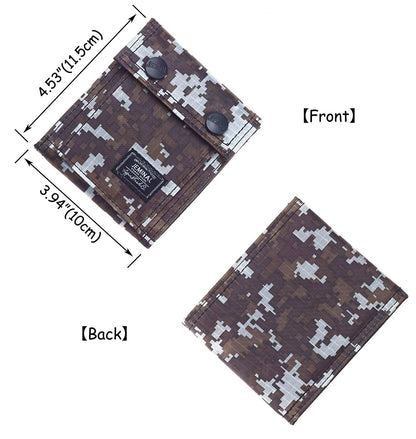 Men's Camo Printed Bifold Wallet