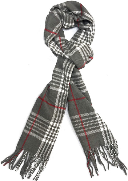 Calvia Cashmere Feel Scarf - Super Soft & Warm for Winter - Elegant Looks for Women & Men