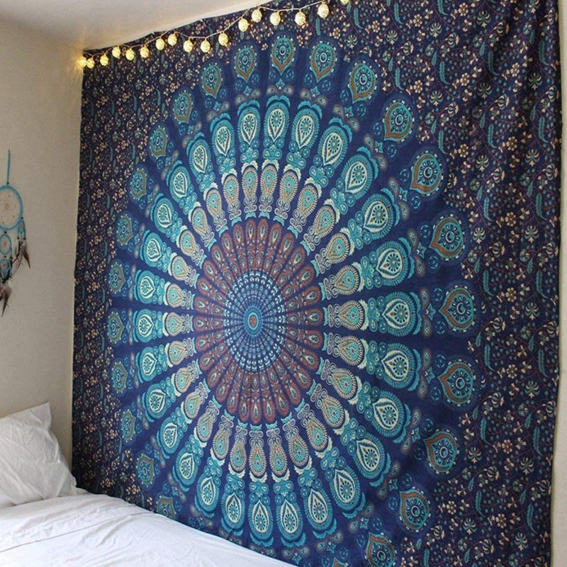 Colorful Cotton Bohemian Mandala Tapestry
