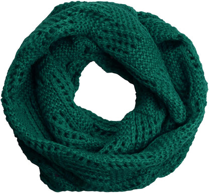 NEOSAN Women's Men Thick Winter Knitted Infinity Circle Loop Scarf