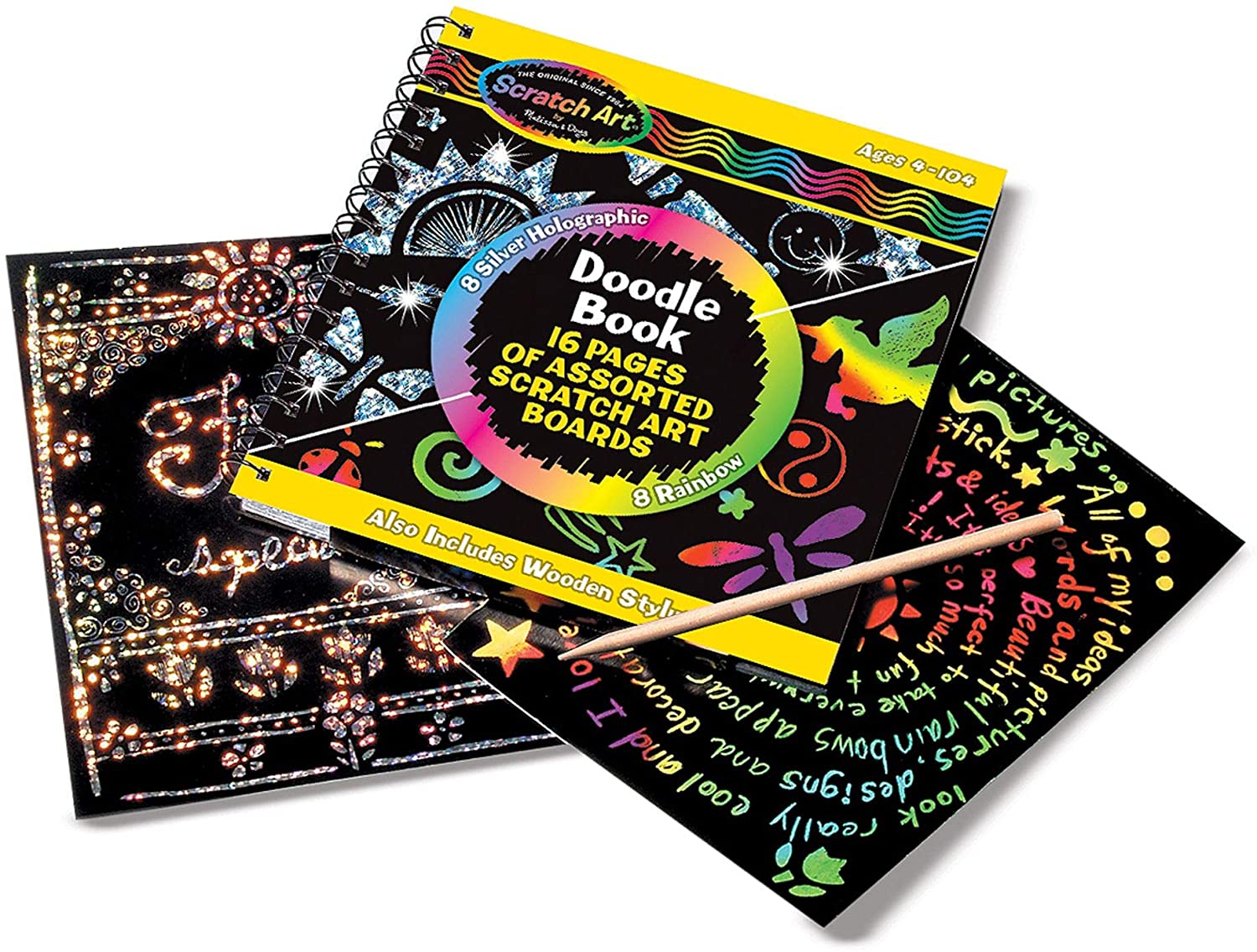 Melissa & Doug Scratch Art Doodle Pad