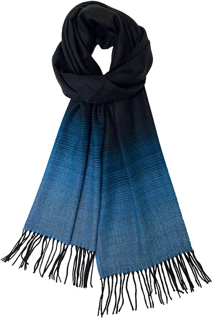 Calvia Cashmere Feel Scarf - Super Soft & Warm for Winter - Elegant Looks for Women & Men