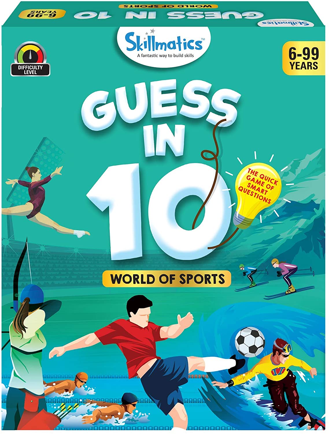 Skillmatics Educational Game : Animal Planet - Guess in 10 (Ages 6-99) | Card Game of Smart Questions | General Knowledge for Kids, Adults and Families | Gifts for Boys and Girls