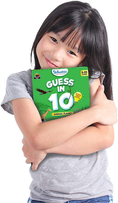Skillmatics Educational Game : Animal Planet - Guess in 10 (Ages 6-99) | Card Game of Smart Questions | General Knowledge for Kids, Adults and Families | Gifts for Boys and Girls