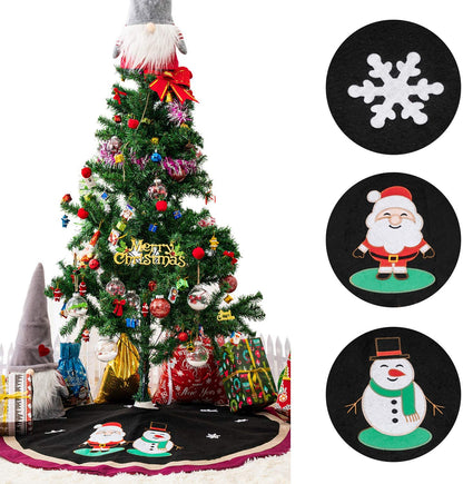 48" Decorative Christmas Tree Skirt 