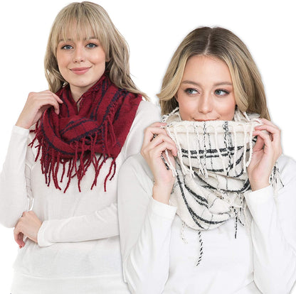 Basico Scarfs For Women Fashion, Soft Winter Scarf Masks, Infinity Scarves Neck Warmer