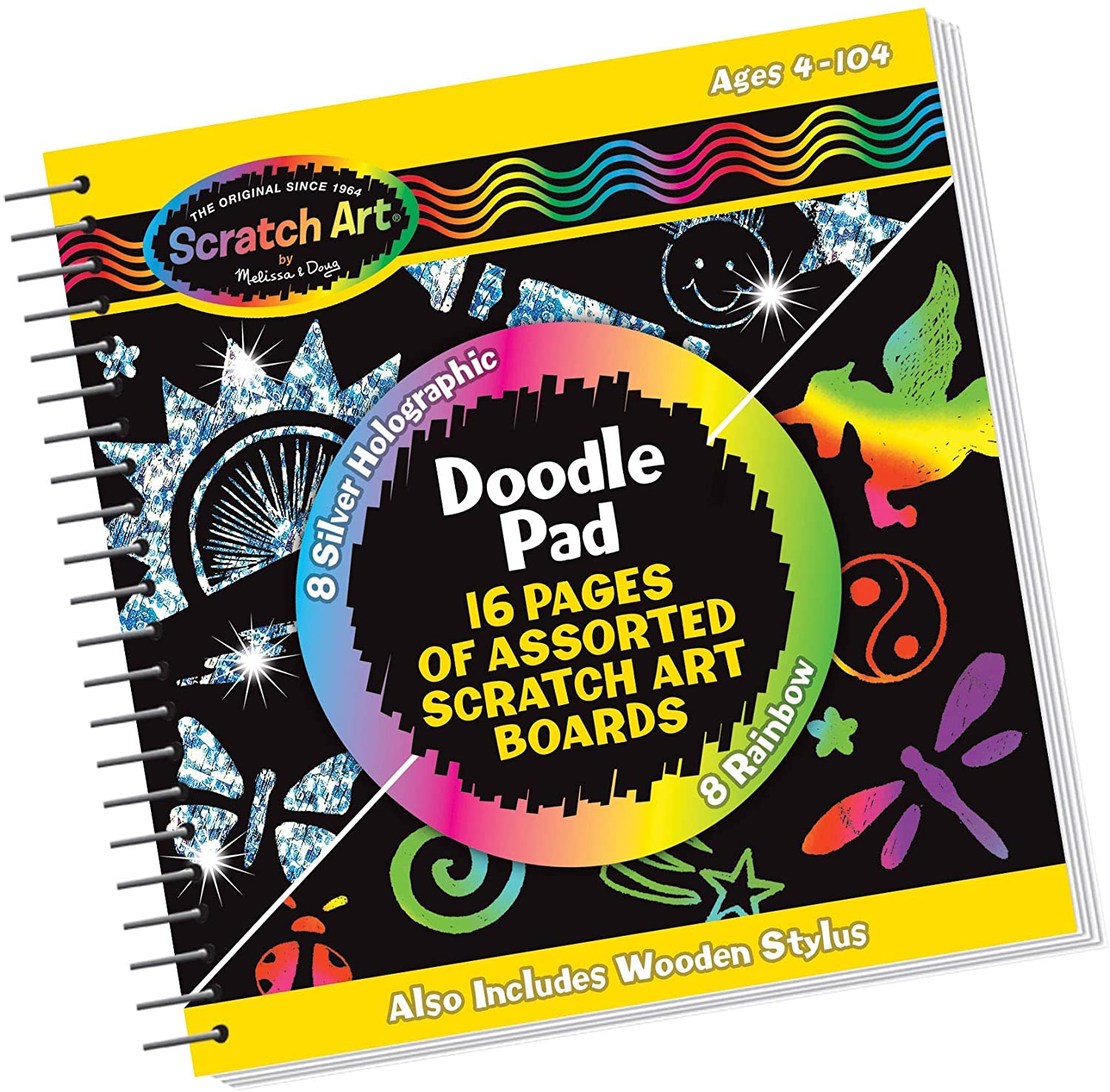 Melissa & Doug Scratch Art Doodle Pad