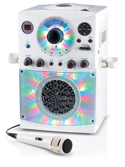 Singing Machine Karaoke SML385BTBK with Bluetooth, Sound and Multi Color LED Lights