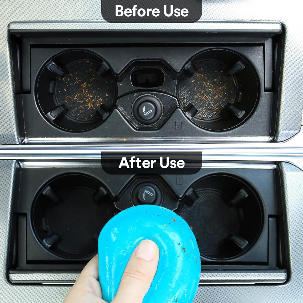 Car Cleaning Gel – Interior Cleaner Putty for Auto Detailing – Universal Dust Remover Slime for Vents, Dash & Accessories