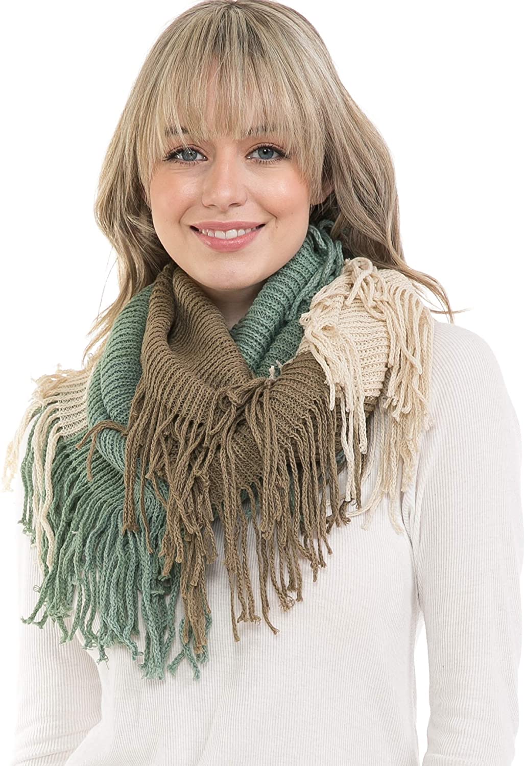 Basico Scarfs For Women Fashion, Soft Winter Scarf Masks, Infinity Scarves Neck Warmer