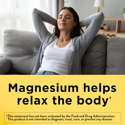 100-Tablet Magnesium Oxide Supplement – 250 mg Tablets for Men & Women – Muscle, Heart, Bone & Nerve Health Support, 100-Day Supply