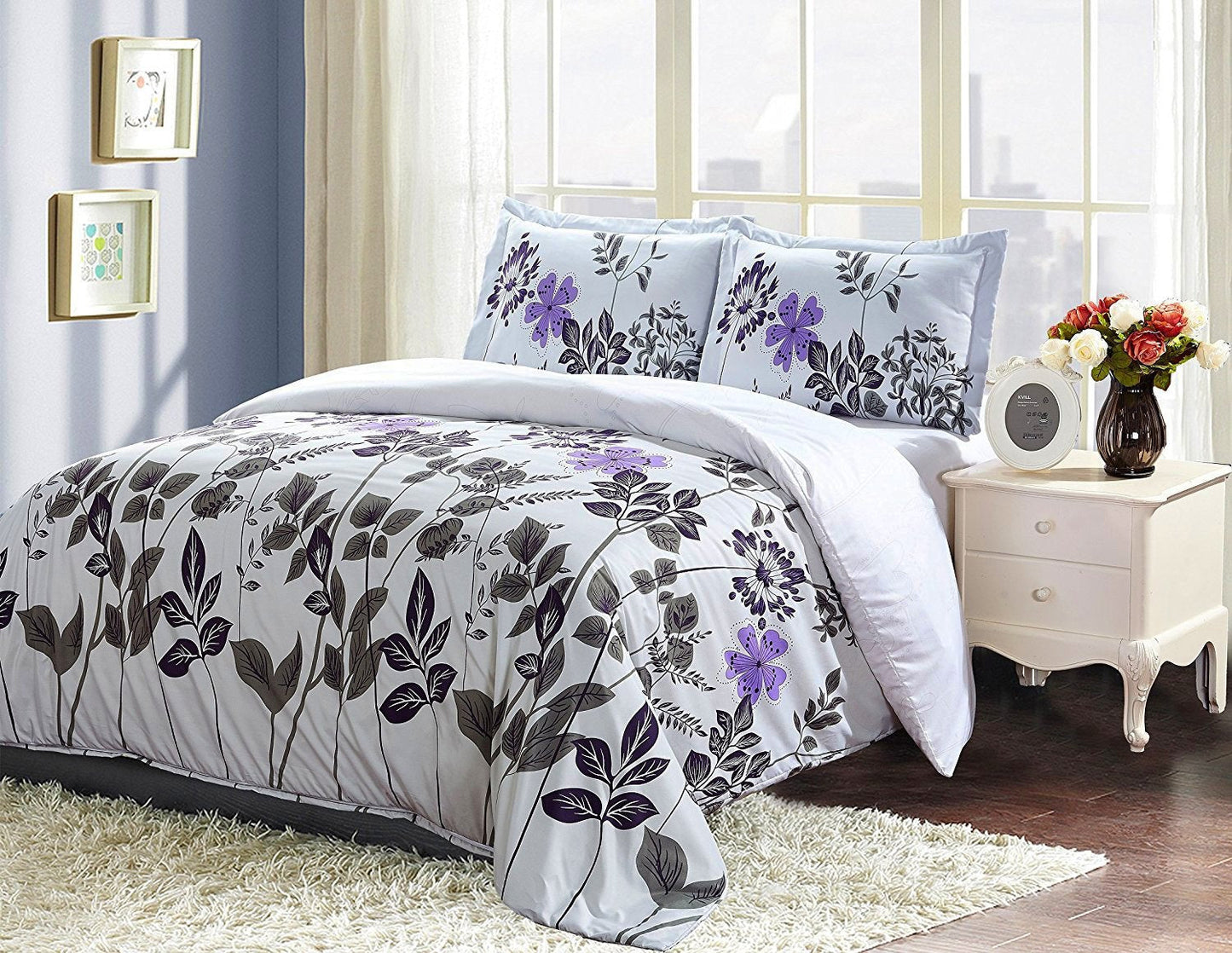 Luxurious Brushed Velvet Microfiber Duvet Cover Set