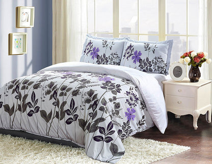 Luxurious Brushed Velvet Microfiber Duvet Cover Set