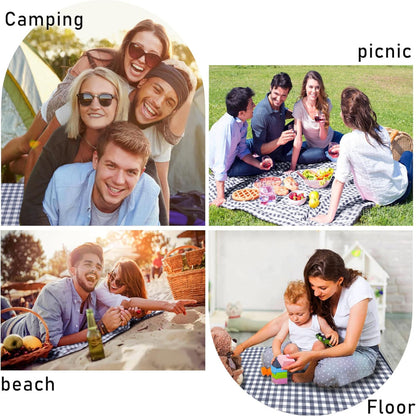 Waterproof Picnic Blanket – Foldable Outdoor Mat for Beach, Park, Camping, and Travel