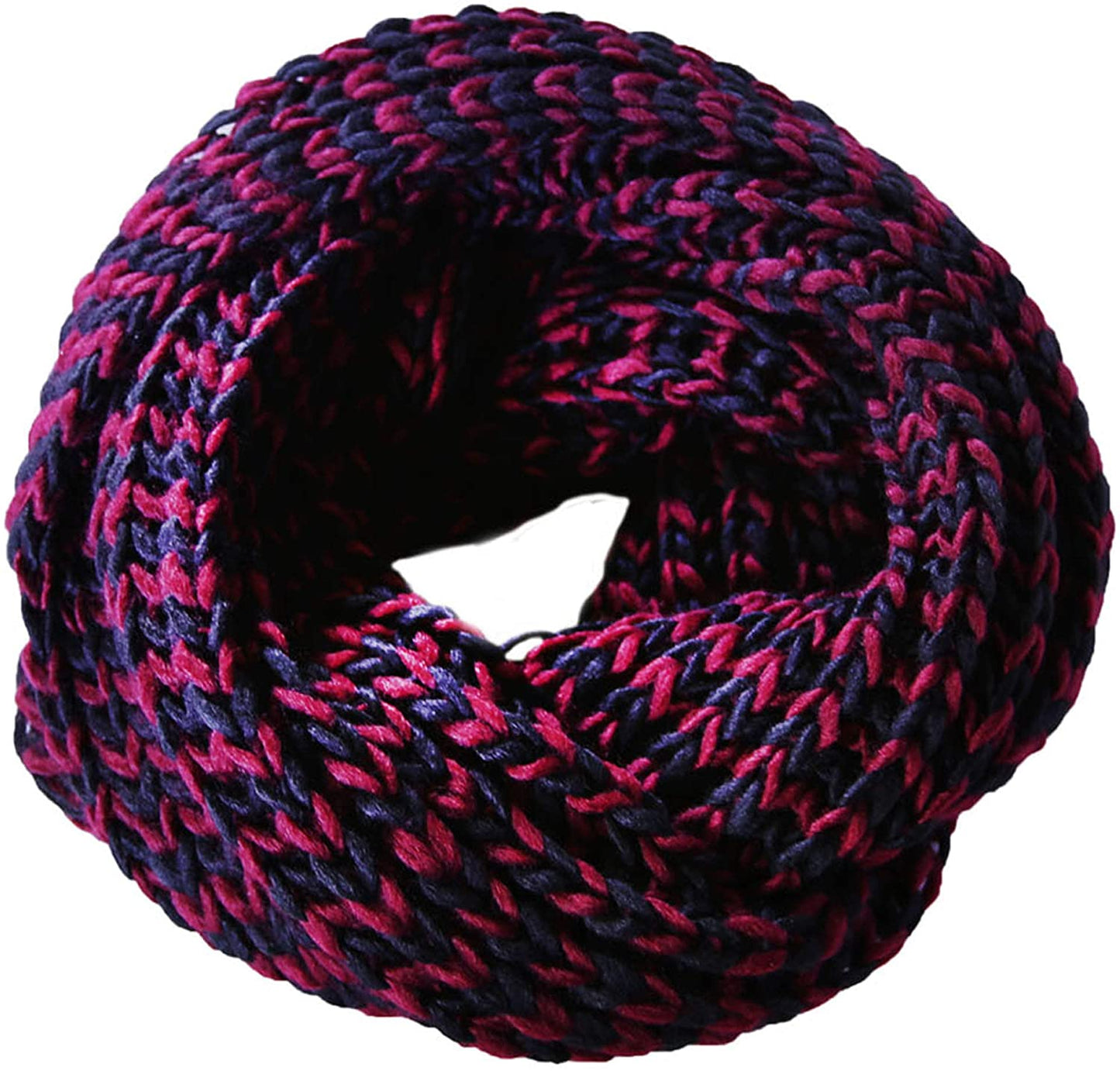 Basico Infinity Scarf | Winter Crochet Knit Scarf in One Size