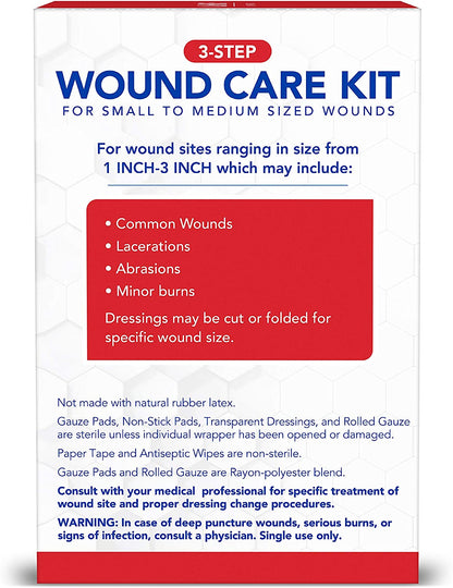 All Health Wound Care Kit, 40 Items | For Small to Medium Sized Wounds
