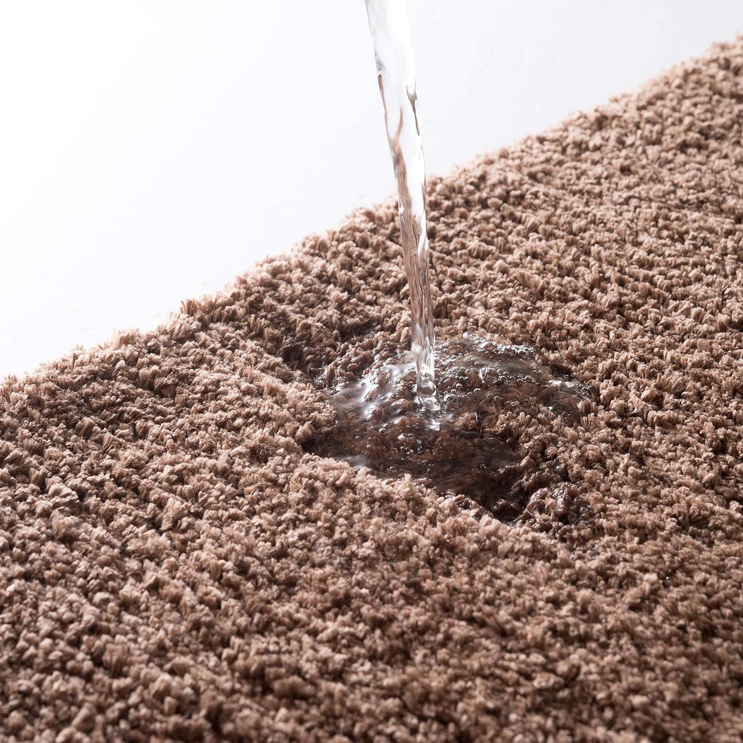 Liquid Absorbent Thick Shaggy Bathroom Rug 