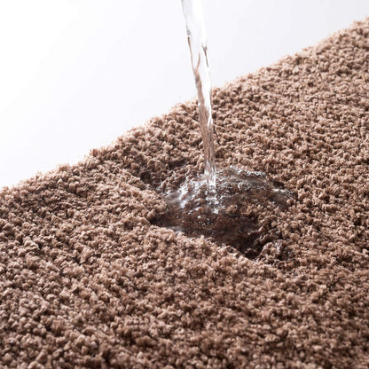 Liquid Absorbent Thick Shaggy Bathroom Rug 