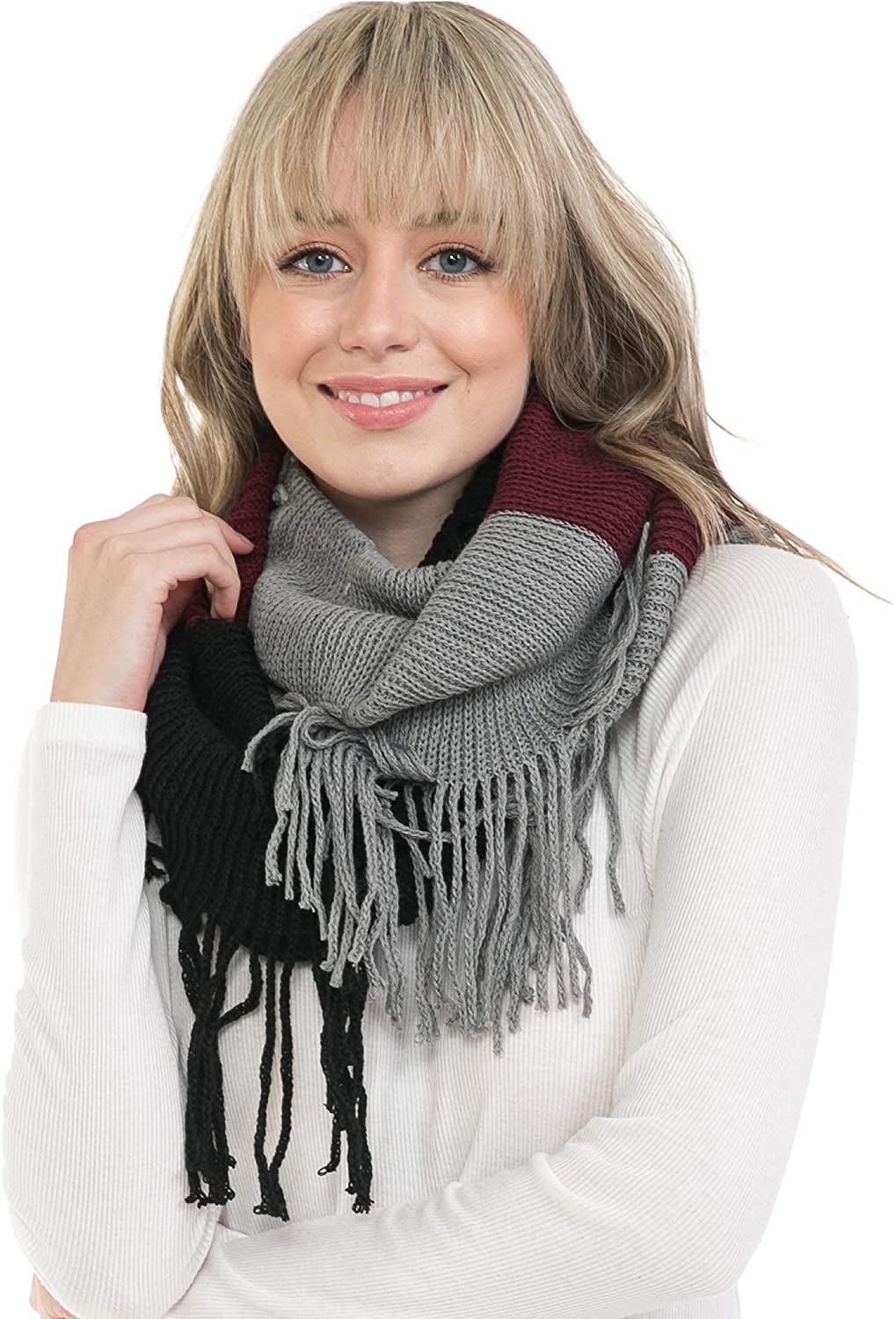 Basico Scarfs For Women Fashion, Soft Winter Scarf Masks, Infinity Scarves Neck Warmer