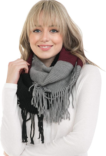 Basico Scarfs For Women Fashion, Soft Winter Scarf Masks, Infinity Scarves Neck Warmer