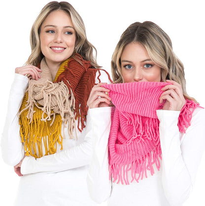 Basico Scarfs For Women Fashion, Soft Winter Scarf Masks, Infinity Scarves Neck Warmer
