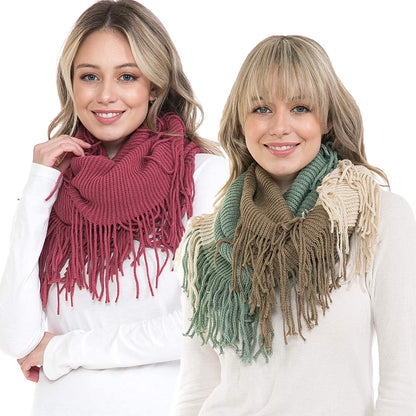 Basico Scarfs For Women Fashion, Soft Winter Scarf Masks, Infinity Scarves Neck Warmer