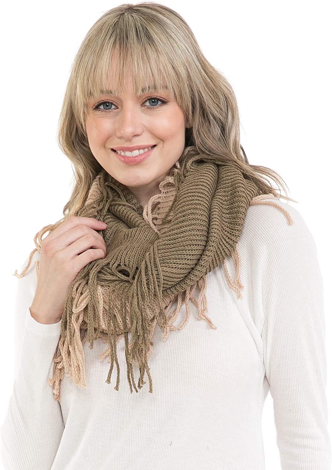 Basico Scarfs For Women Fashion, Soft Winter Scarf Masks, Infinity Scarves Neck Warmer