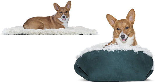 Furhaven Pet - ThermaNAP Self-Warming Quilted Blanket Mat, Self-Warming Convertible Cuddle Bed, and Waterproof-Lined Thermal Dog Blanket for Dogs and Cats - Multiple Styles, Sizes, and Colors