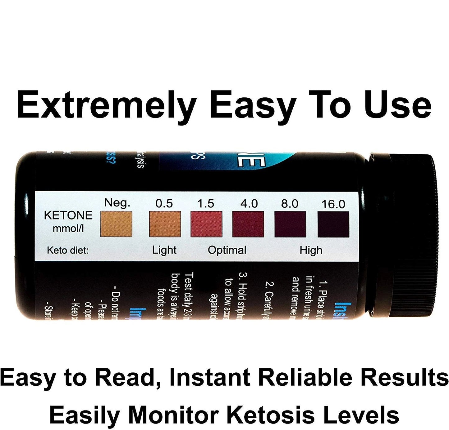 Ketosis Level Testing Strips 