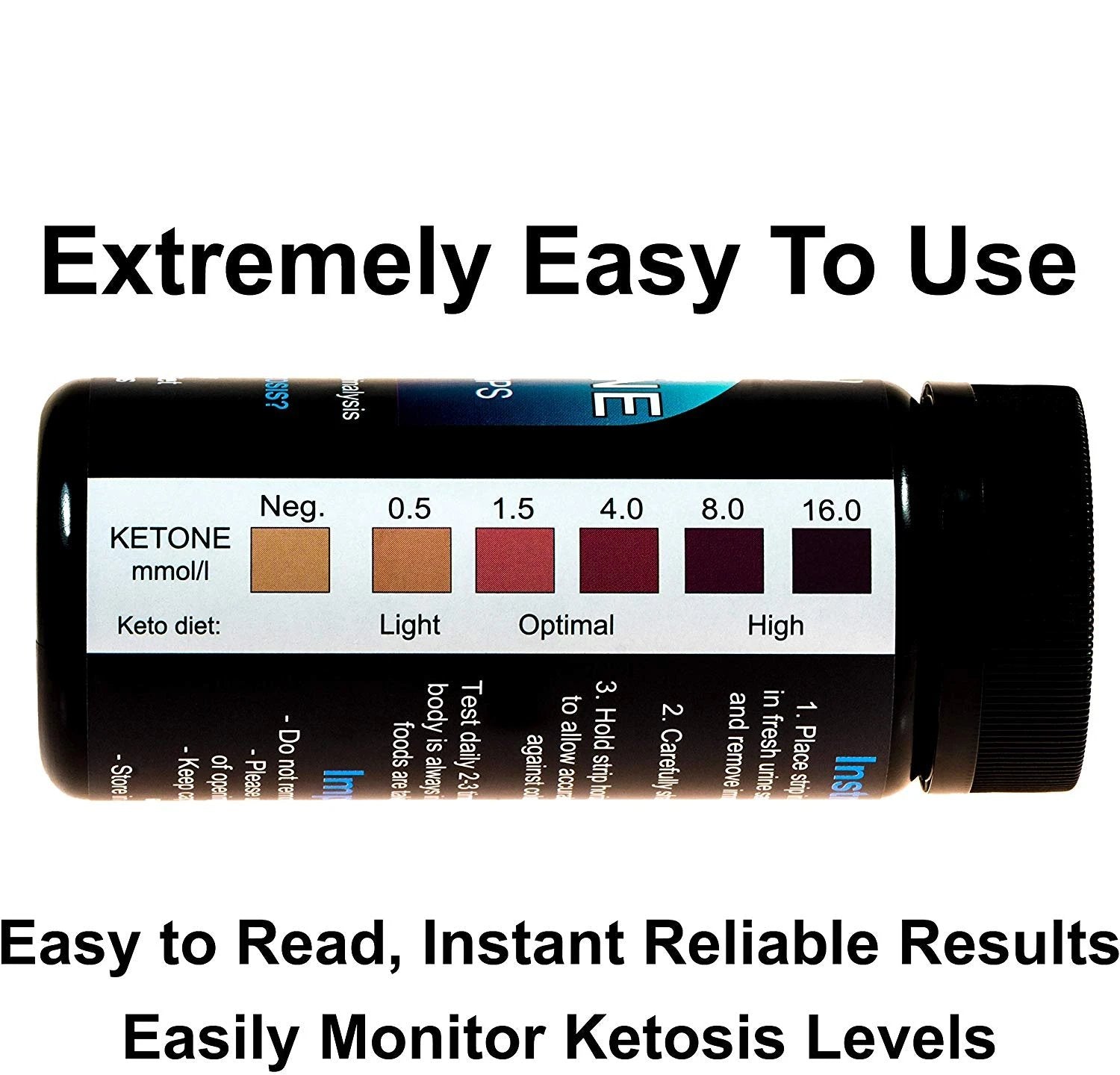 Ketosis Level Testing Strips 
