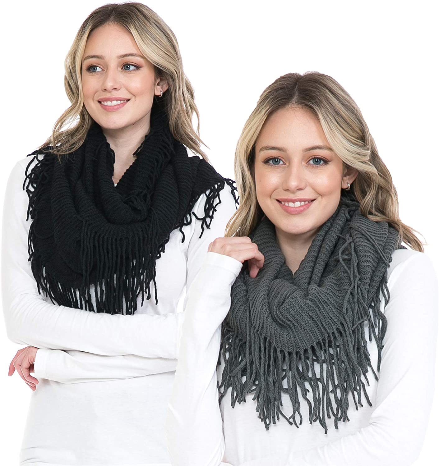 Basico Scarfs For Women Fashion, Soft Winter Scarf Masks, Infinity Scarves Neck Warmer