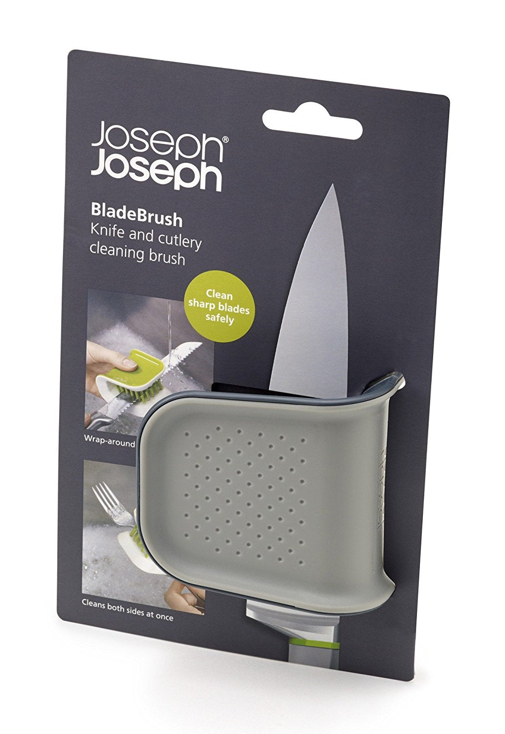 Knife and Cutlery Bristle Brush Scrub Cleaner