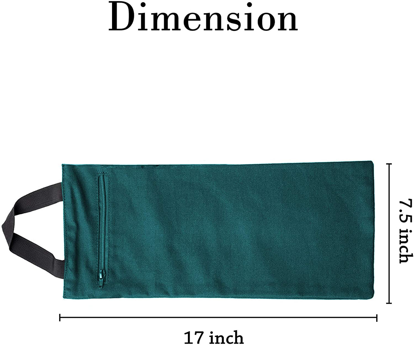 Yoga Sand Bag - Cotton Unfilled for Yoga Weights and Resistance Training, Size- 7.5" X 17"