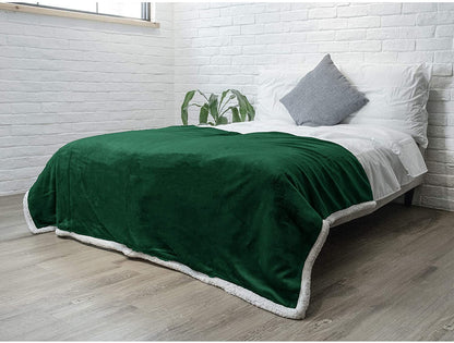 Twin Plush Sherpa Blanket