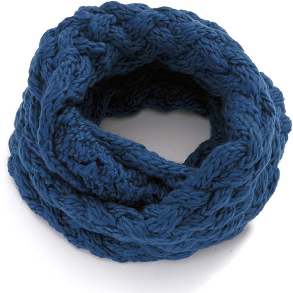 Basico Infinity Scarf | Winter Crochet Knit Scarf in One Size