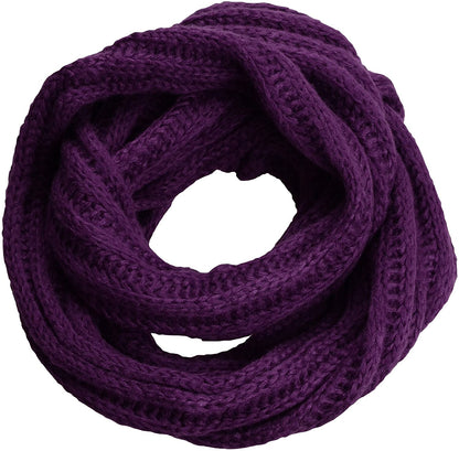 NEOSAN Women's Men Thick Winter Knitted Infinity Circle Loop Scarf