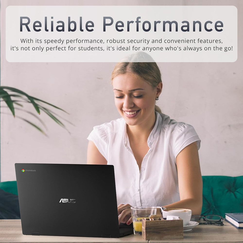 15.6" FHD Chromebook Laptop – Intel Celeron, 4GB RAM, 64GB eMMC, Wi-Fi & Bluetooth (Renewed)