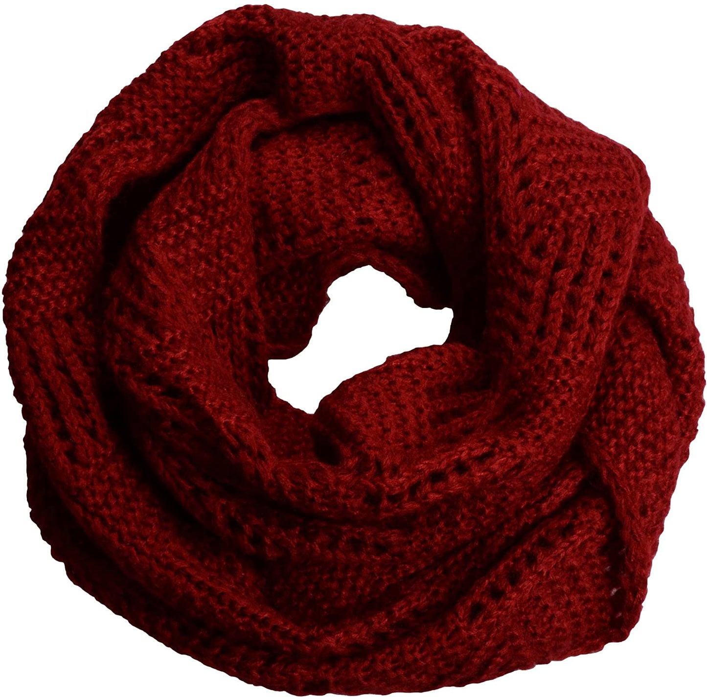 NEOSAN Women's Men Thick Winter Knitted Infinity Circle Loop Scarf