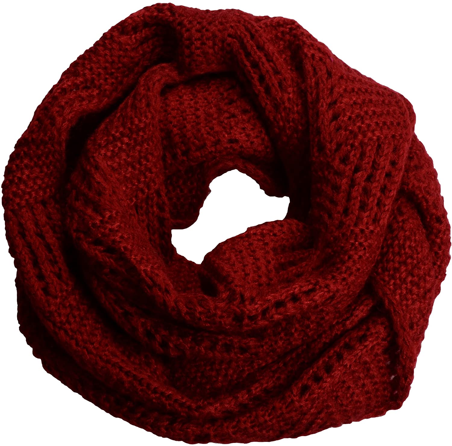 NEOSAN Women's Men Thick Winter Knitted Infinity Circle Loop Scarf