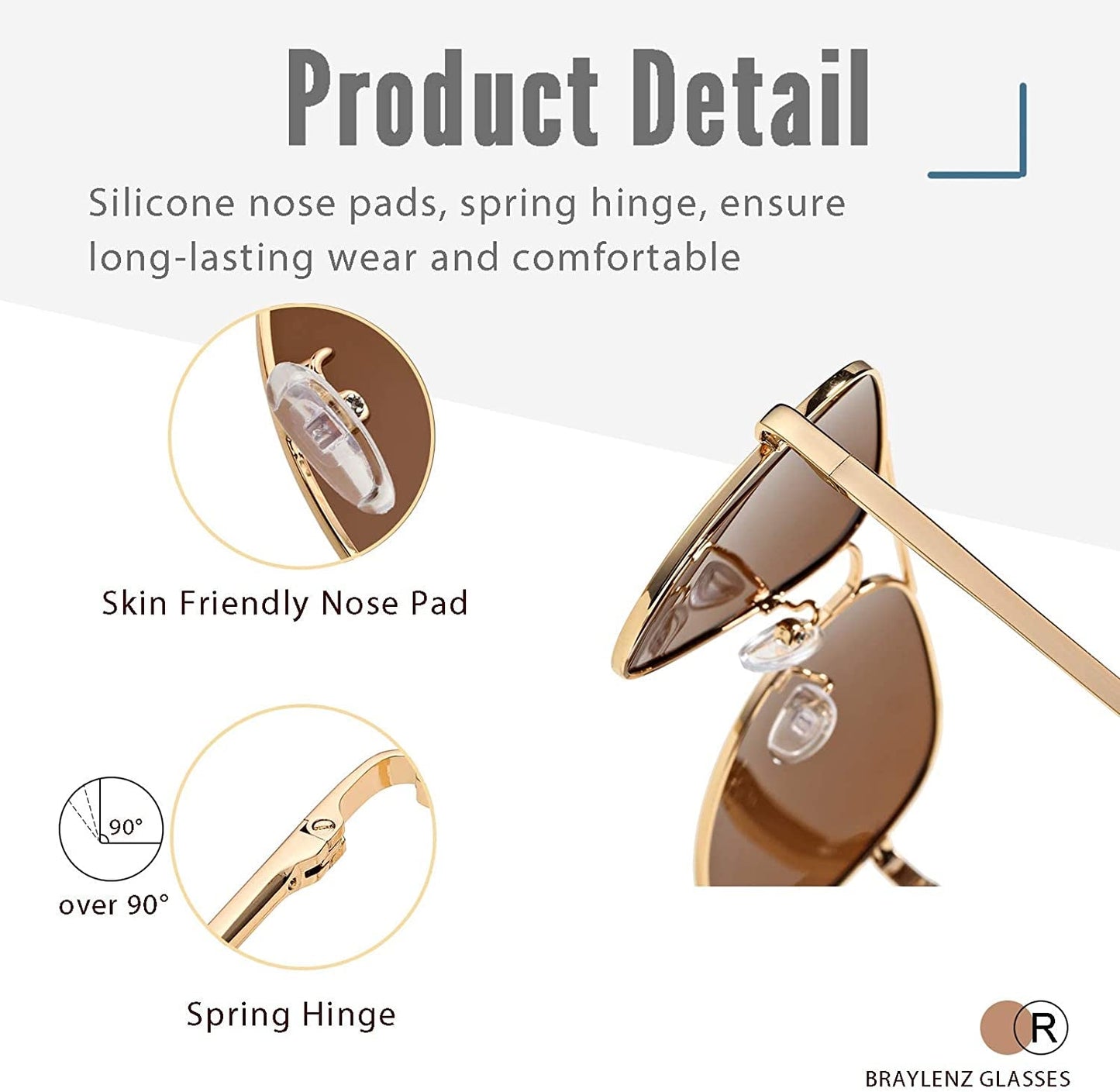  Polarized Aviator Sunglasses for Men Women