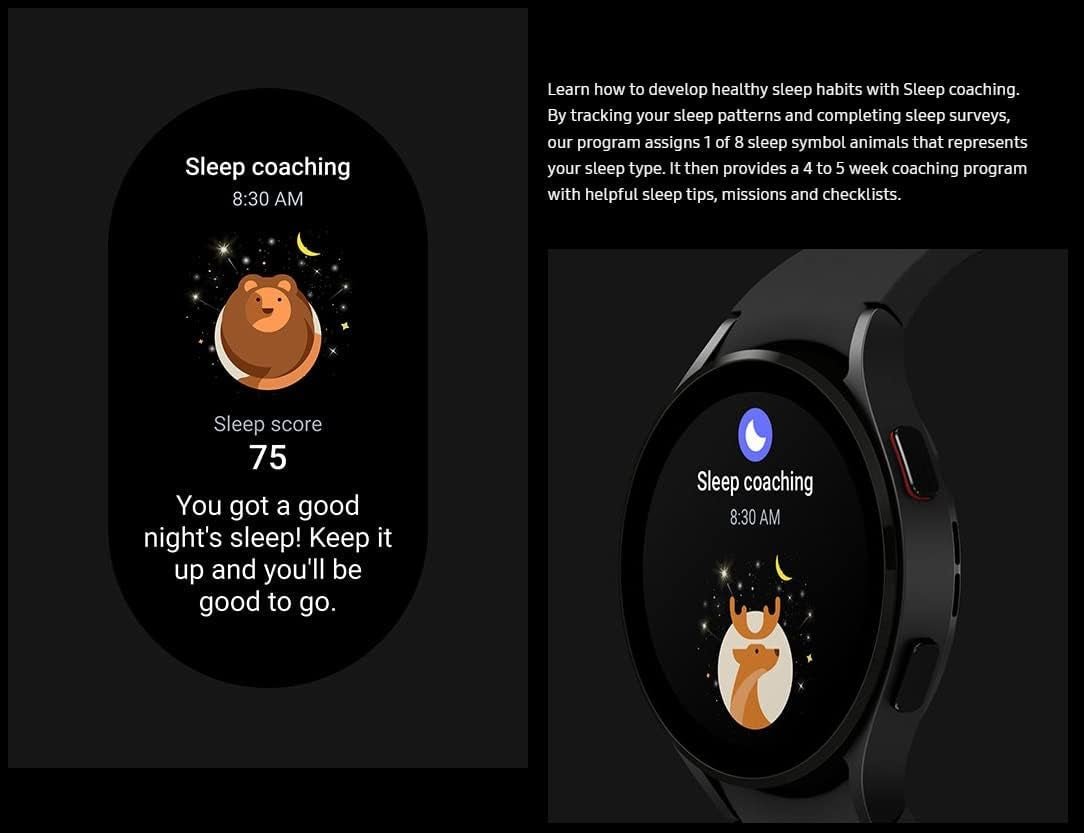 Samsung Galaxy Watch4 44MM SM-R870 Aluminum Smartwatch GPS Only (Renewed)