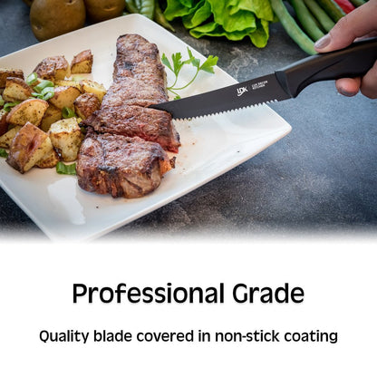8 Piece Steal Knives Set - Stainless Steel and Dishwasher Safe