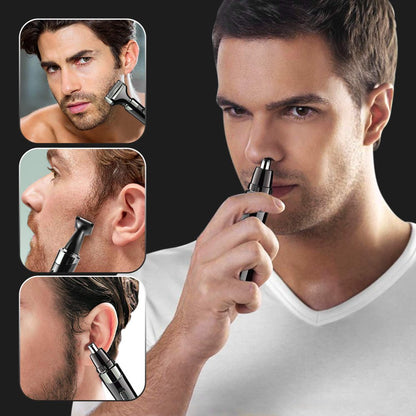 4-in-1 Rechargeable Shaver Waterproof Painless Epilator Nose Hair Removal,  Facial, Body, Bikini, Eyebrow, Beard, Sideburn, Mustache,Trimmer 