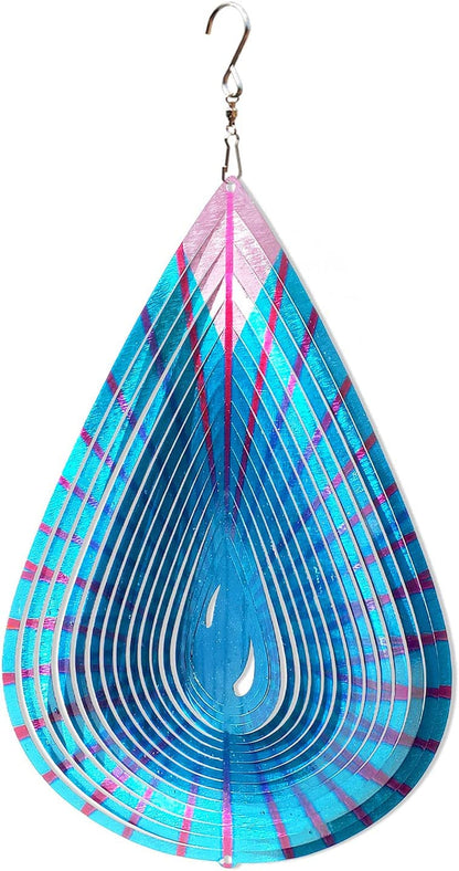  Tree of Life 6inch 3D Stainless Steel Laser Cut Metal Art Geometric Pattern Worth Gift - Hanging Wind Spinner Kinetic Yard Art Decorations - Indoor/Outdoor Décor