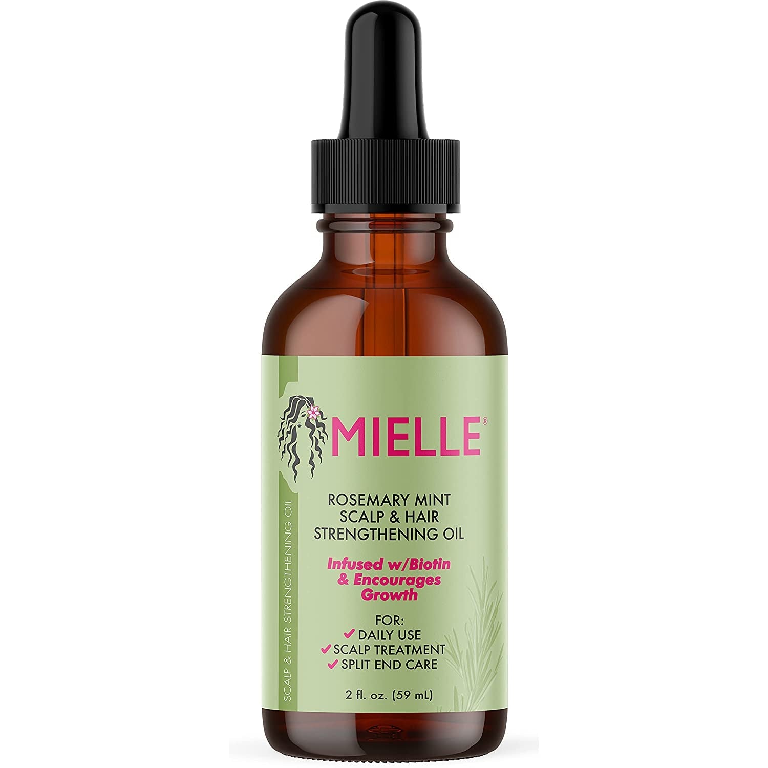  Rosemary Mint Scalp & Hair Strengthening Oil With Biotin & Essential Oils